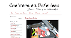 Desktop Screenshot of cocineraenpracticas.com